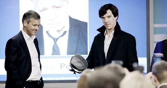 Inspector Greg Lestrade in BBC's Sherlock