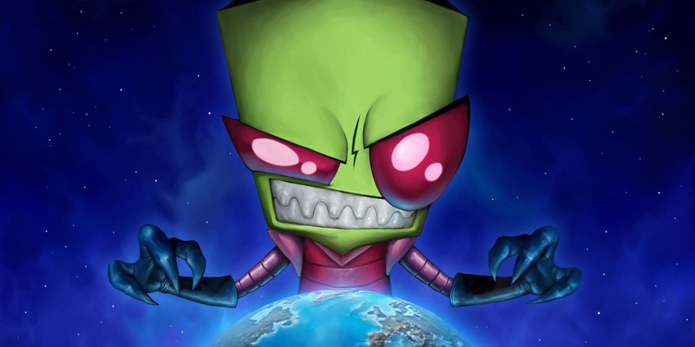Invader Zim alien comedy cartoon Nickelodeon
