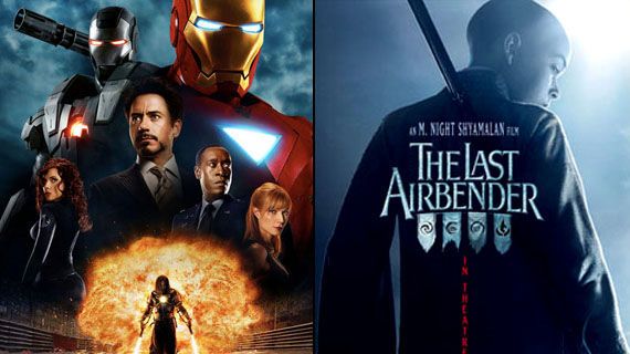 Iron Man 2 and The Last Airbender TV spots