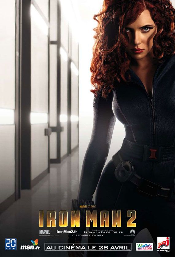 Iron Man 2 international poster - Scarlett Johansson as Black Widow