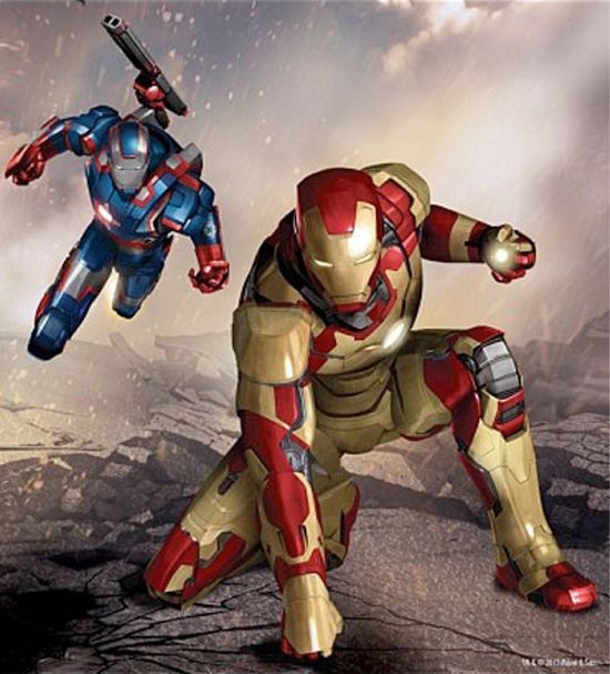 Iron Man 3 Art Patriot Armor