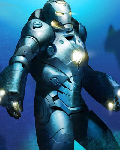 Iron Man 3 Mark XVIII Aquatic Armor