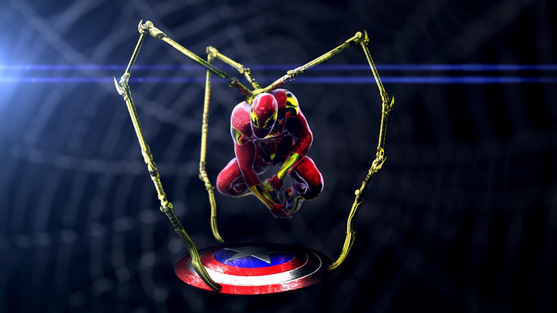 Iron Spider-Man Design by KidLim