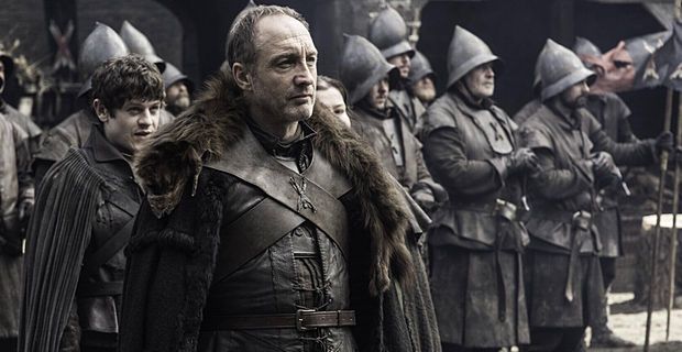 Iwan Rheon and Michael McElhatton in Game of Thrones Season 5 Episode 3