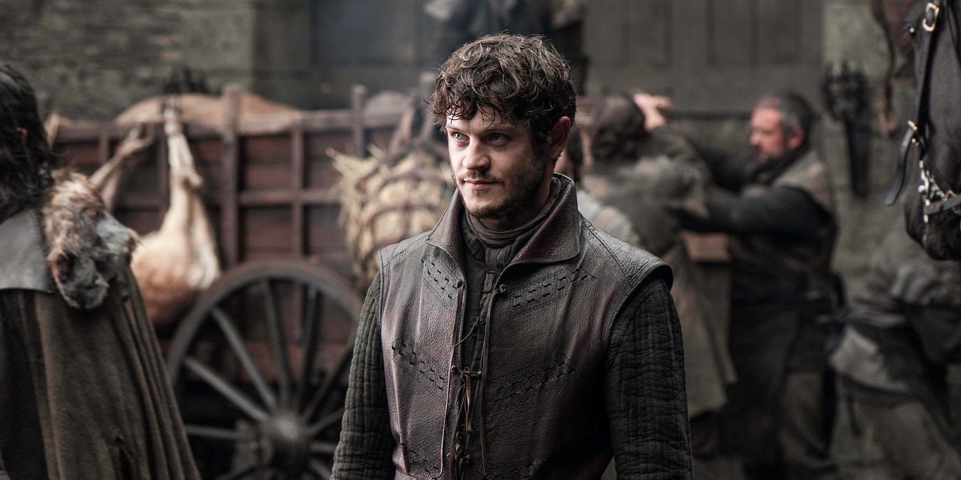 Ramsay Bolton looking angry in Game of Thrones