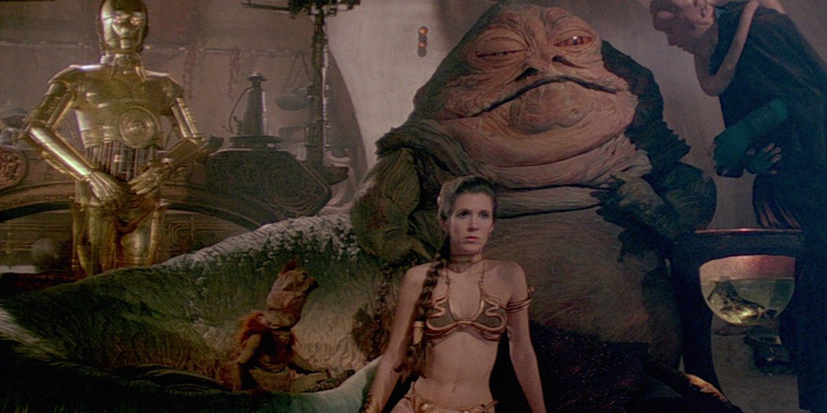 Jabba, Leia, C3-PO, Return of the Jedi