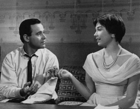 Jack Lemmon and Shirley MacLaine in Billy Wilder's The Apartment 1960