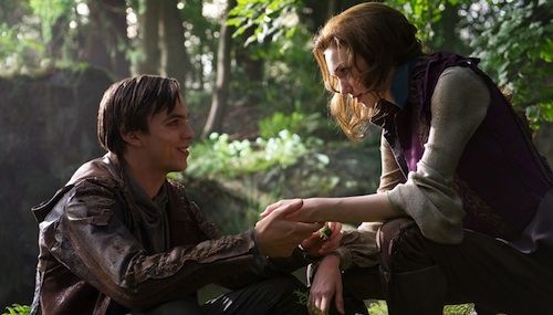 Nicholas Hoult and Eleanor Tomlinson in 'Jack the Giant Slayer'