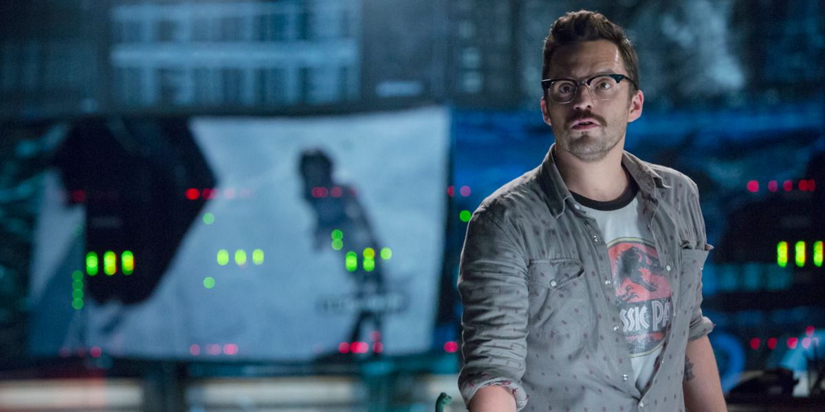 Jake Johnson in 'Jurassic World'