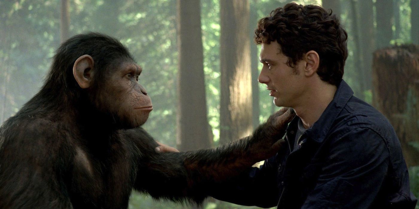 James Franco em A Ascensão do Planeta dos Macacos