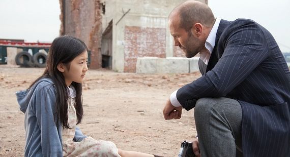 Jason Statham and Catherine Chan in Safe