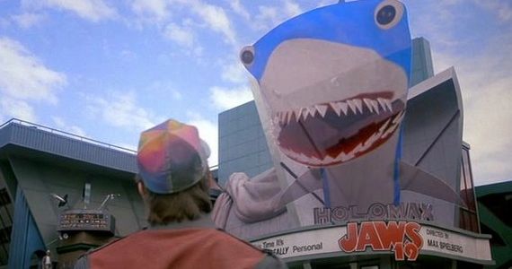 Jaws 3D in Back to the Future 2