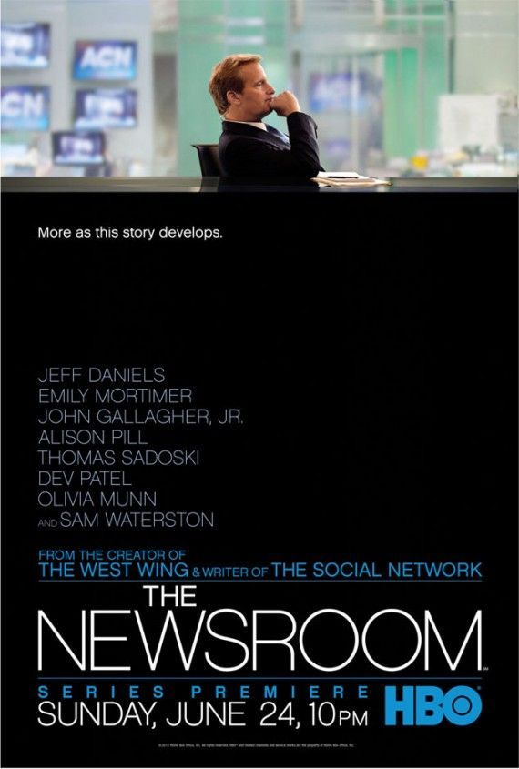 Aaron Sorkin’s ‘The Newsroom’: New Trailers & Poster