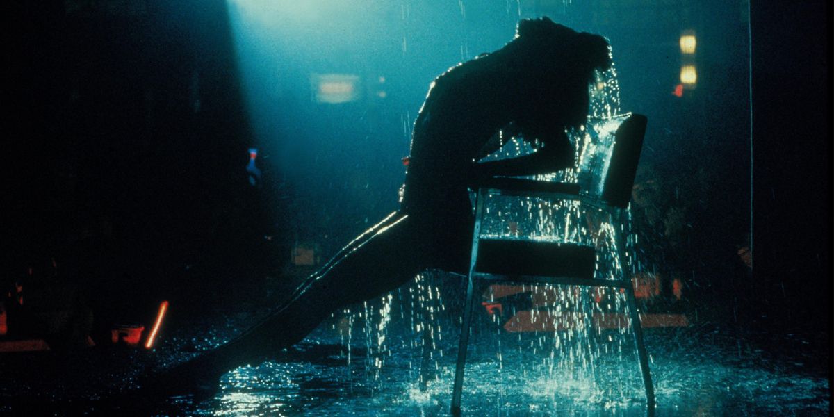 Alex Owens during the iconic dance number in Flashdance