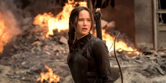 Jennifer Lawrence Hunger Games Mockingjay Action Women Montage