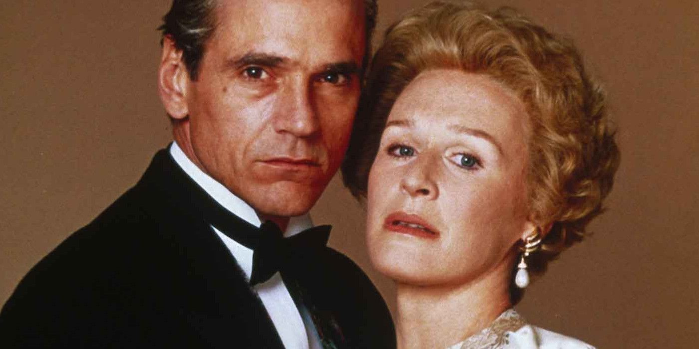 Jeremy Irons and Glenn Close in Reverasl of Fortune