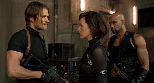 Johann Urb, Milla Jovovich, and Boris Kodjoe in Resident Evil Retribution