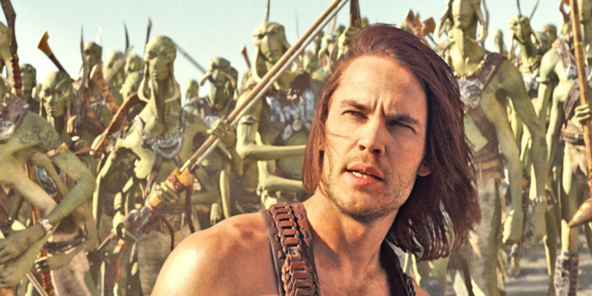 John Carter with Army on Mars
