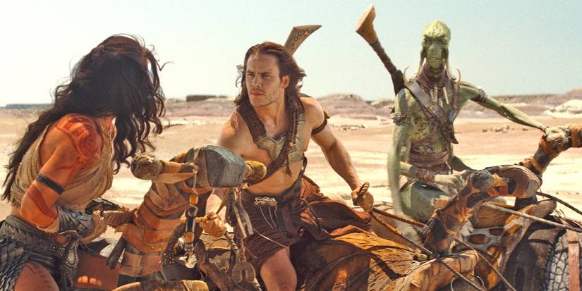 John Carter riding animals