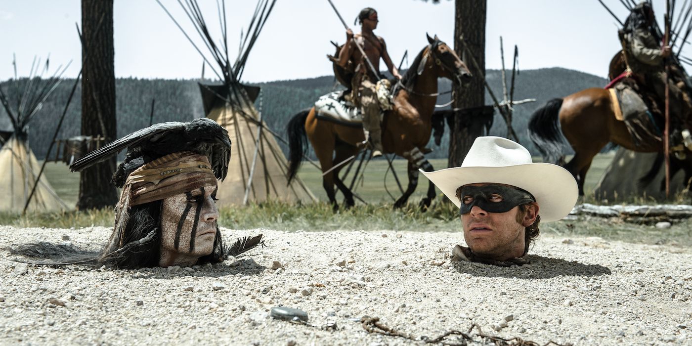 Johnny Depp and Armie Hammer in The Lone Ranger