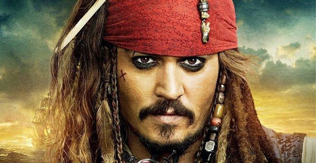 Johnny Depp on 'Pirates of the Caribbean' poster