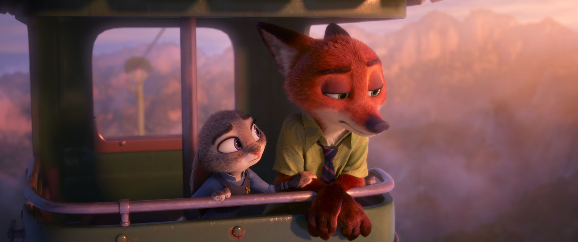 Judy Hopps and Nick Wilde in ZOOTOPIA