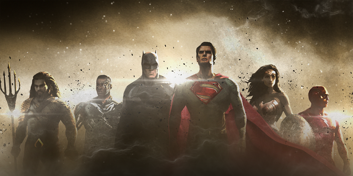 Justice League Movie Team Costume Art