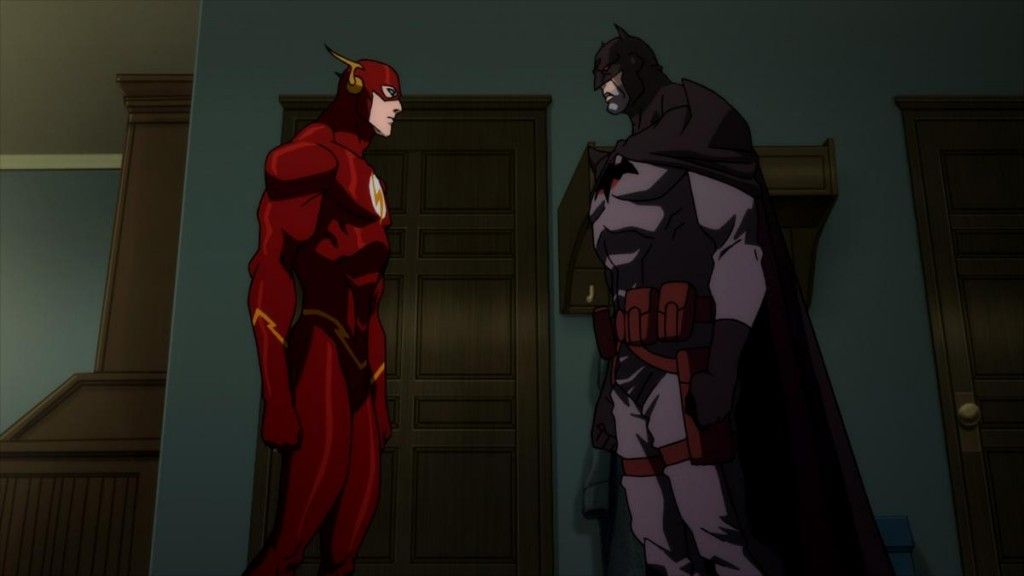 Justice League The Flashpoint Paradox - Flash and Batman
