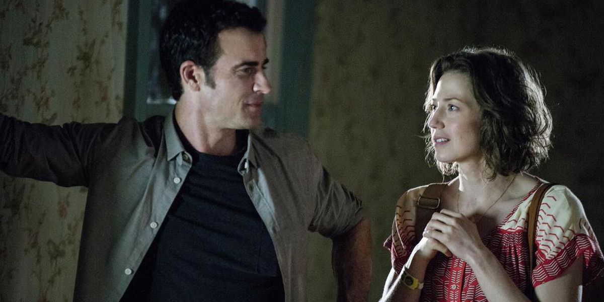 Justin Theroux and Carrie Coon in The Leftovers Season 2 Episode 2
