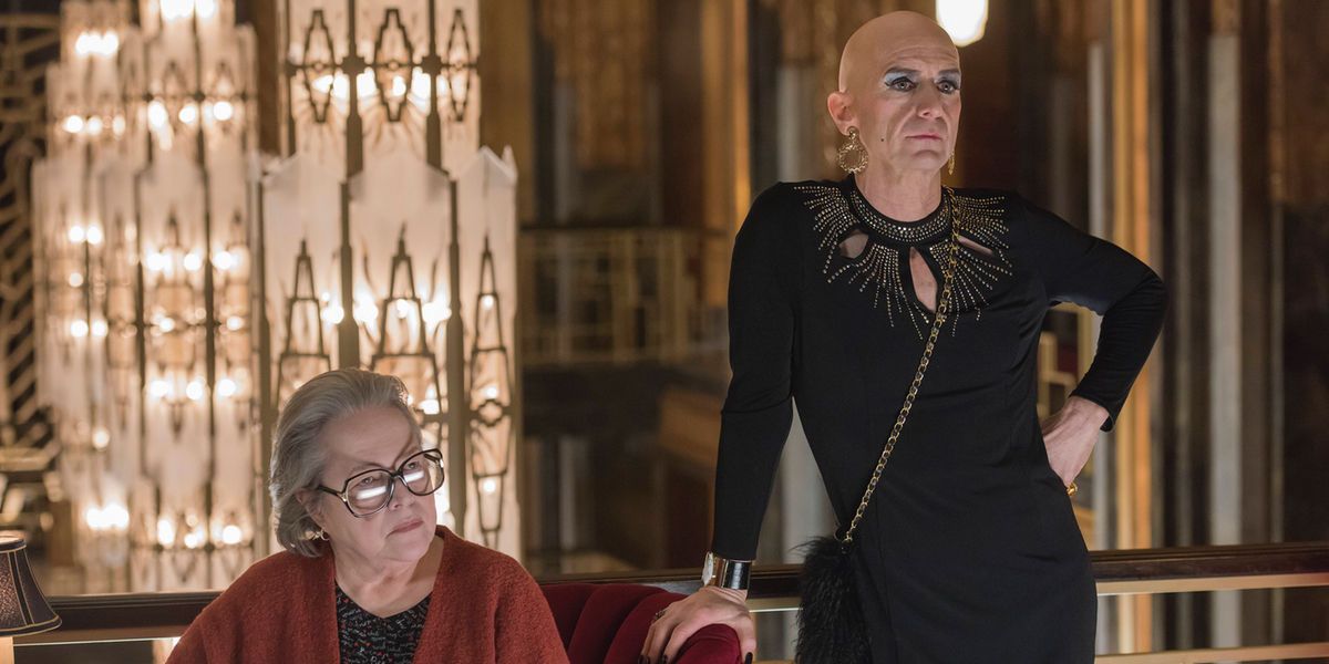 Kathy Bates and Denis O'Hare in AHS Hotel Episode 12