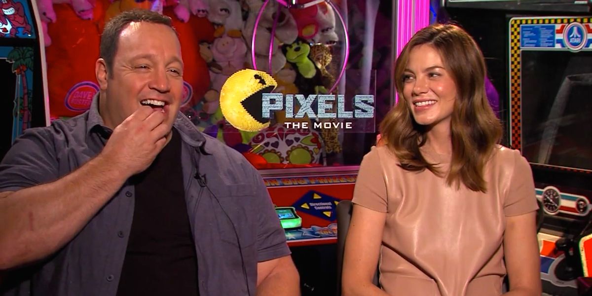 Kevin James and Michelle Monaghan in Pixels