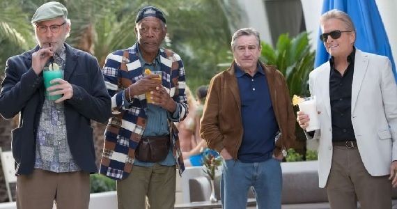 Kevin Kline, Morgan Freeman, Robert de Niro and Michael Douglas in Last Vegas