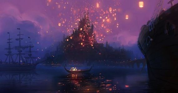 Kingdom lanterns Disney's Tangled