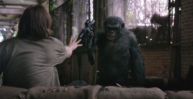 Koba Learns Guns - Dawn of the Planet of the Apes