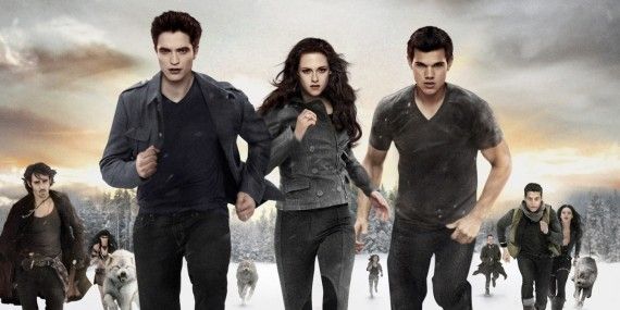 Kristen Stewart and Robert Pattinson in Twilight Breaking Dawn Part 2