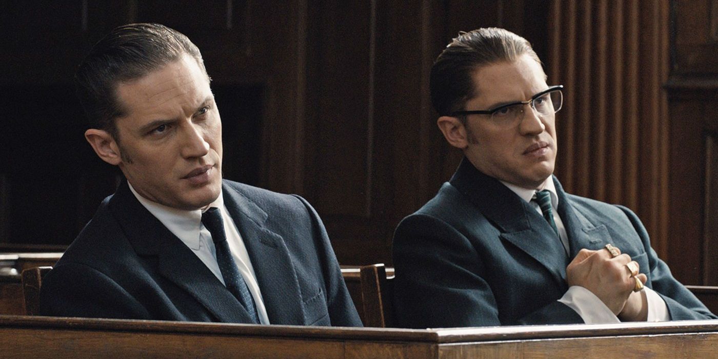Tom Hardy in Legend, Playing both Ronnie and Reggie