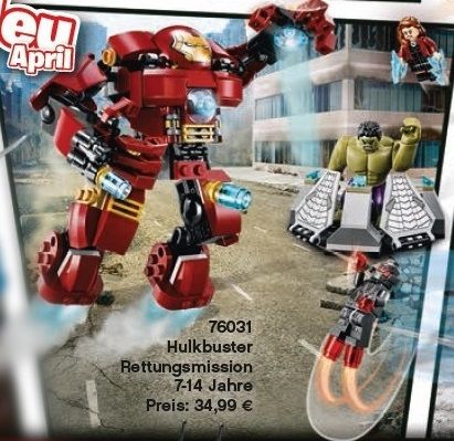 Lego Age of Ultron Hulkbuster battle