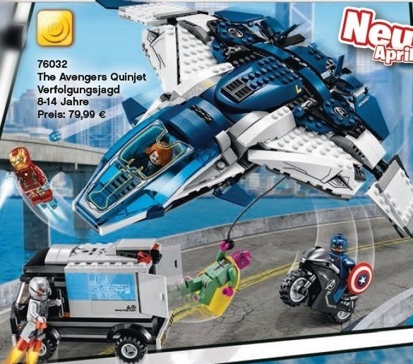 Lego Avengers Quinjet Chase