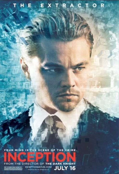 Leonardo DiCaprio Inception Character Poster