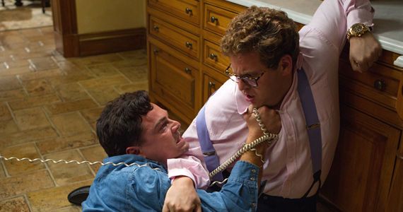 Leonardo DiCaprio and Jonah Hill in 'The Wolf of Wall Street' (2013)