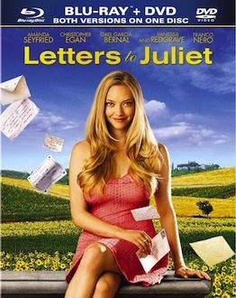 Letters to Juliet DVD Blu-ray box art
