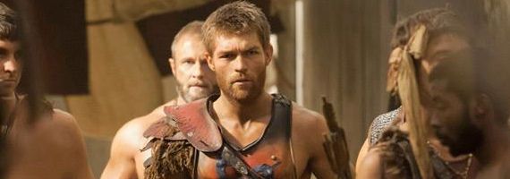 Liam McIntyre as Spartacus in Spartacus Men of Honor