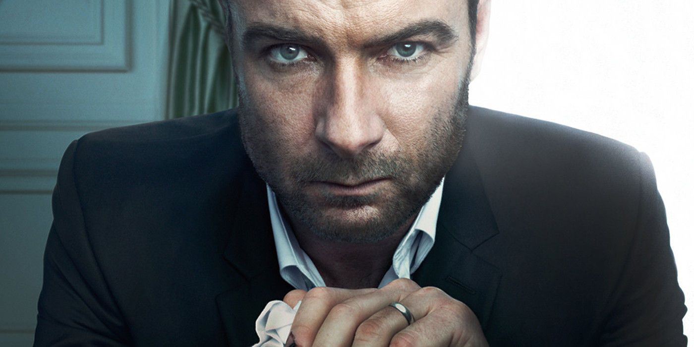 Ray Donovan looking at the camera in a poster for the show