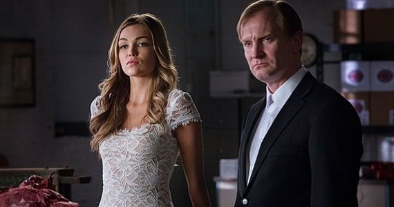 Lili Simmons and Ulrich Thomsen in Banshee Season 3 Episode 2