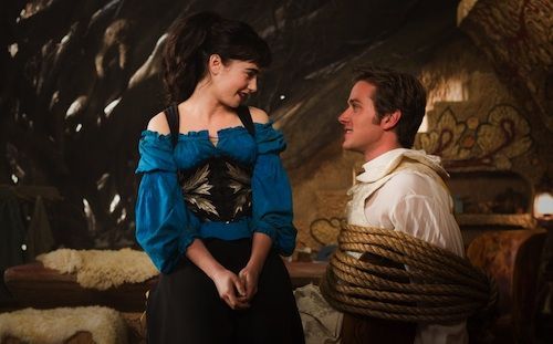 Lily Collins as Snow White and Armie Hammer as the Prince in 'Mirror Mirror'