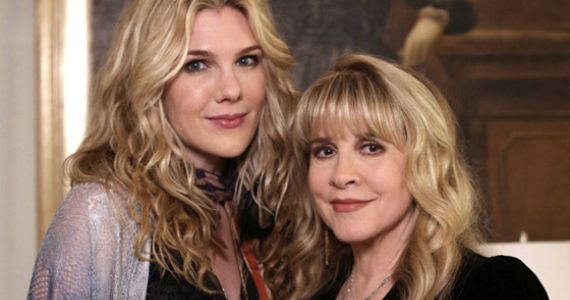 Lily Rabe and Stevie Nicks in American Horror Story Coven Episode 10