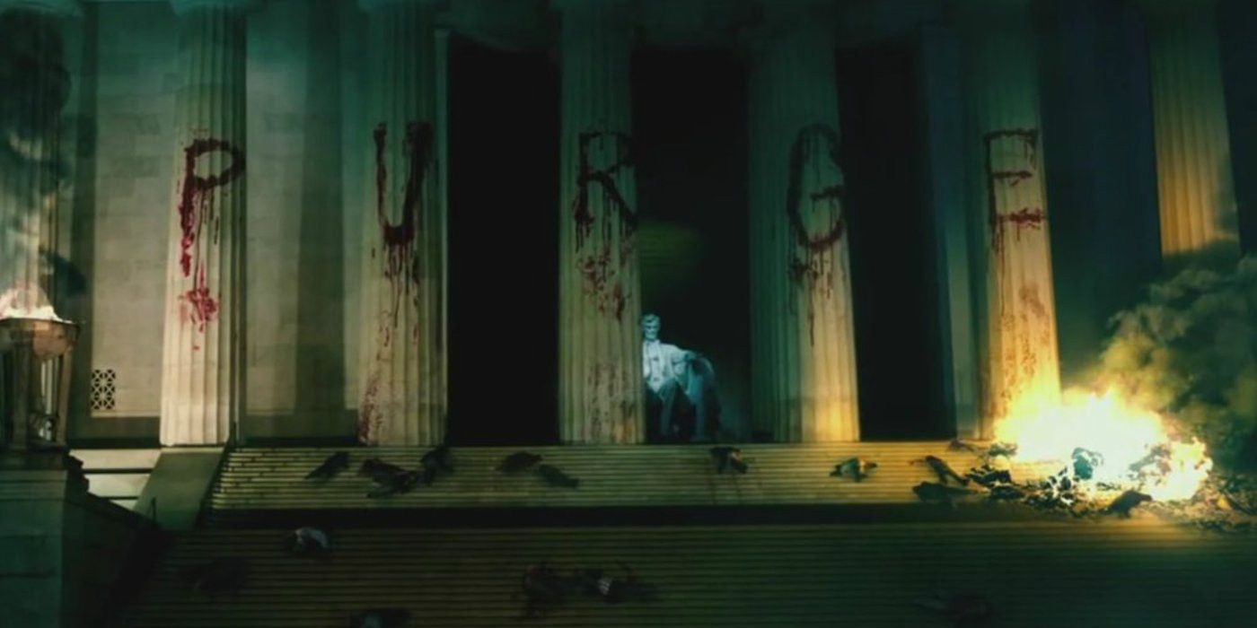 Lincoln Memorial in The Purge Election Year