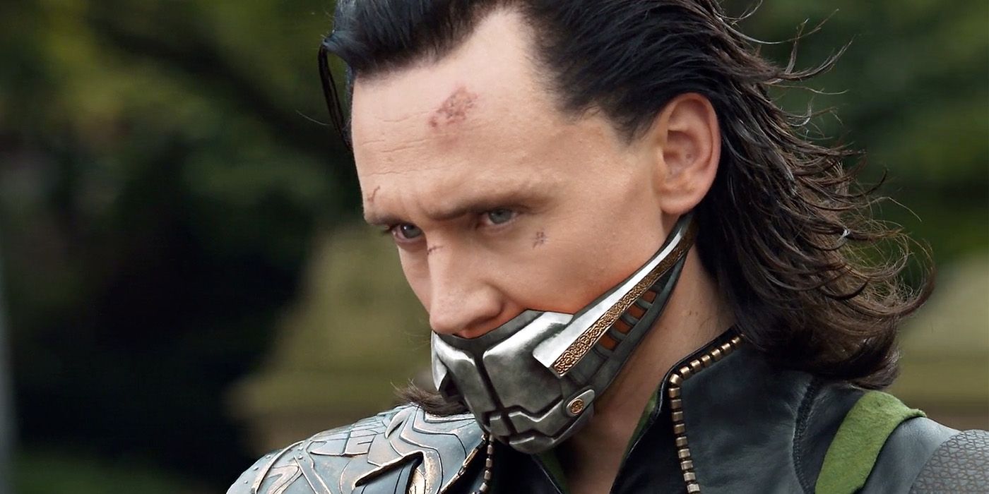 Loki (Tom Hiddleston) Gagged in Avengers