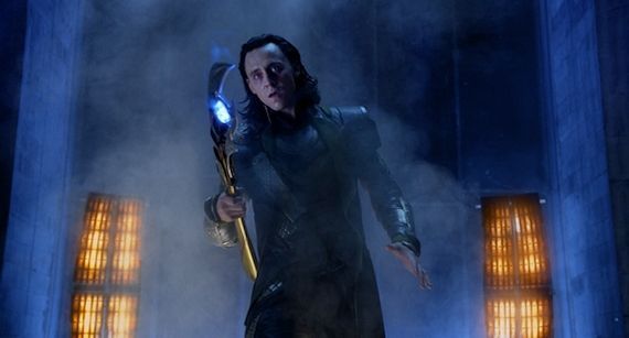 Loki (Tom Hiddleston) in 'The Avengers'