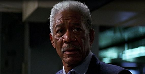 Morgan Freeman as Lucius Fox Dark Knight Rises